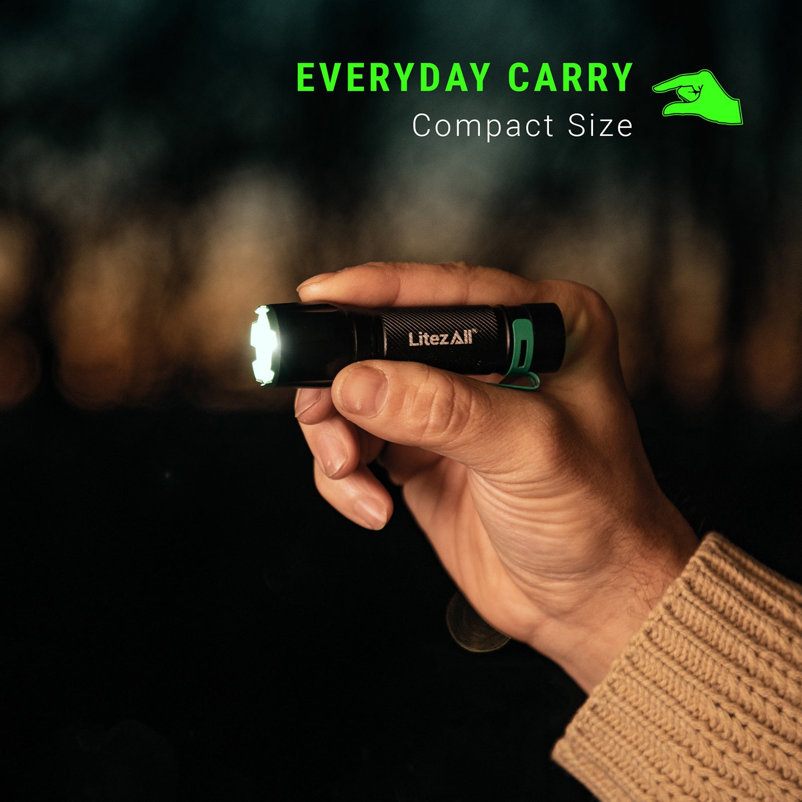 LitezAll® Rechargeable EDC Tactical Grade Flashlight 3 Pack - LitezAll - Flashlights - 6