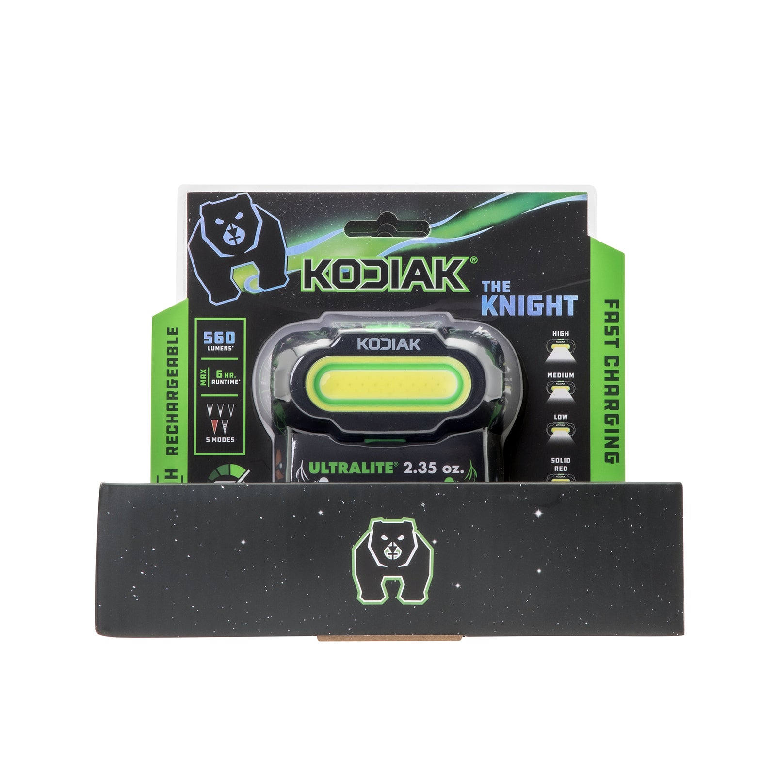 Kodiak® Knight Rechargeable 560 Lumen 5 Mode Headlamp - LitezAll - 27
