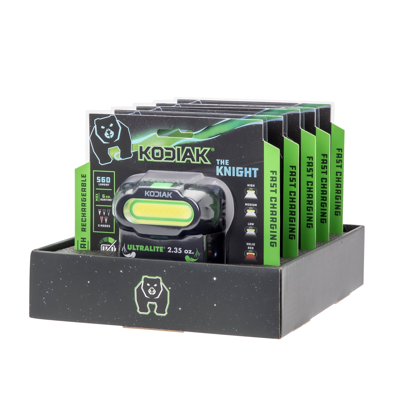 Kodiak® Knight Rechargeable 560 Lumen 5 Mode Headlamp - LitezAll - 30