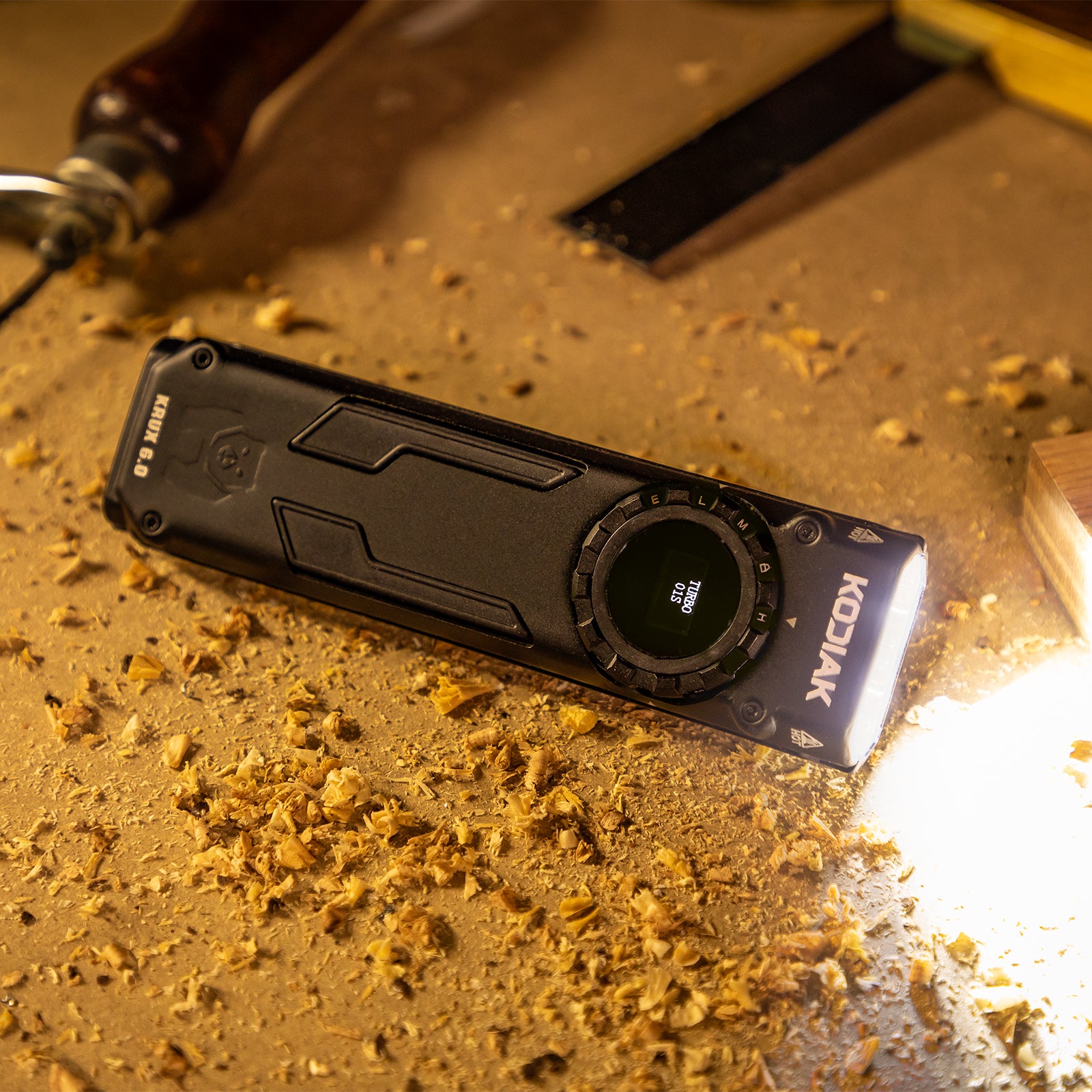 Krux 6.0 6000 Lumen Rechargeable Dial Work Light with OLED Screen - LitezAll - Work Lights - 10