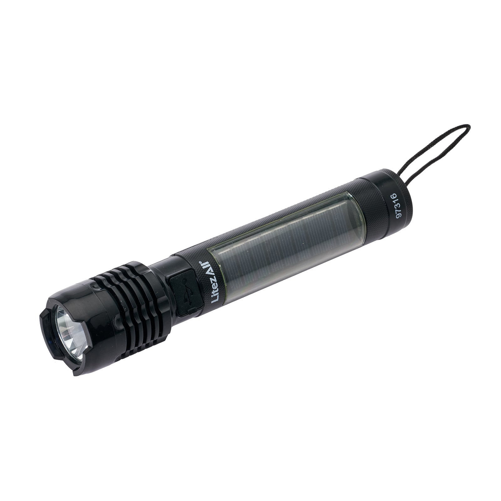 LitezAll® Bask Solar Powered & USB Rechargeable Flashlight - LitezAll - 2