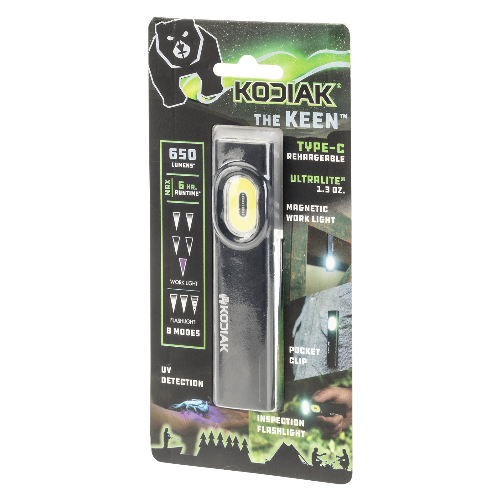 Kodiak® Keen Rechargeable 8 Mode Pocket Work Light and Flashlight - LitezAll - Work Lights - 26