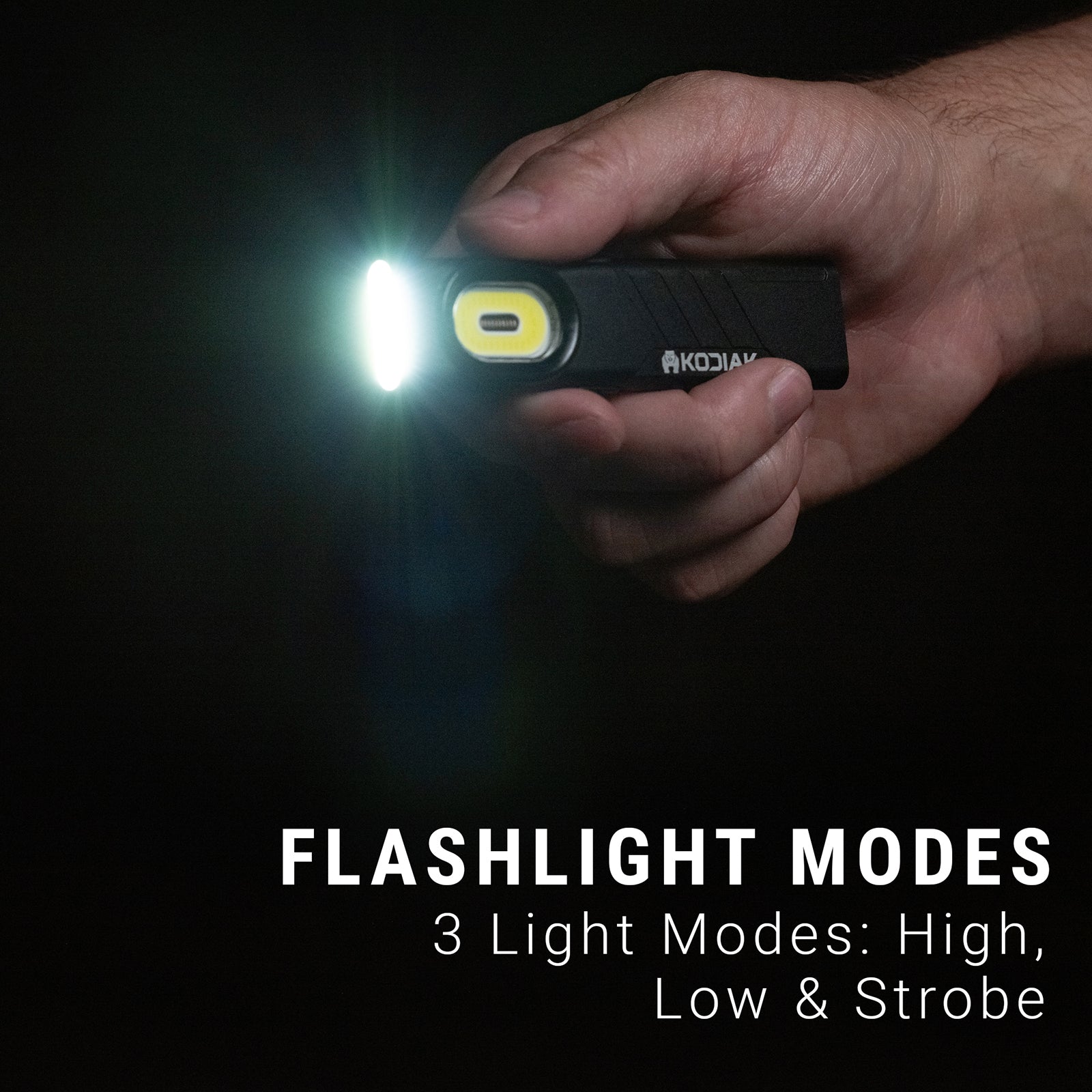 Kodiak® Keen Rechargeable 8 Mode Pocket Work Light and Flashlight - LitezAll - Work Lights - 4