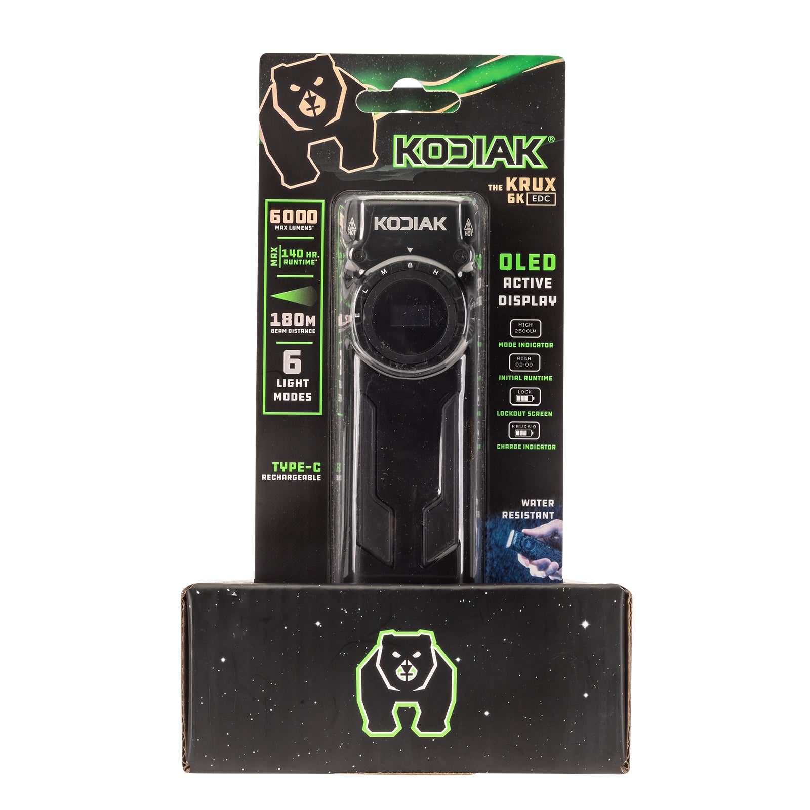 Krux 6.0 6000 Lumen Rechargeable Dial Work Light with OLED Screen - LitezAll - Work Lights - 37