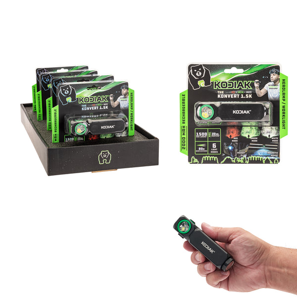 Kodiak® Konvert 1.5K RGW Headlamp - LitezAll