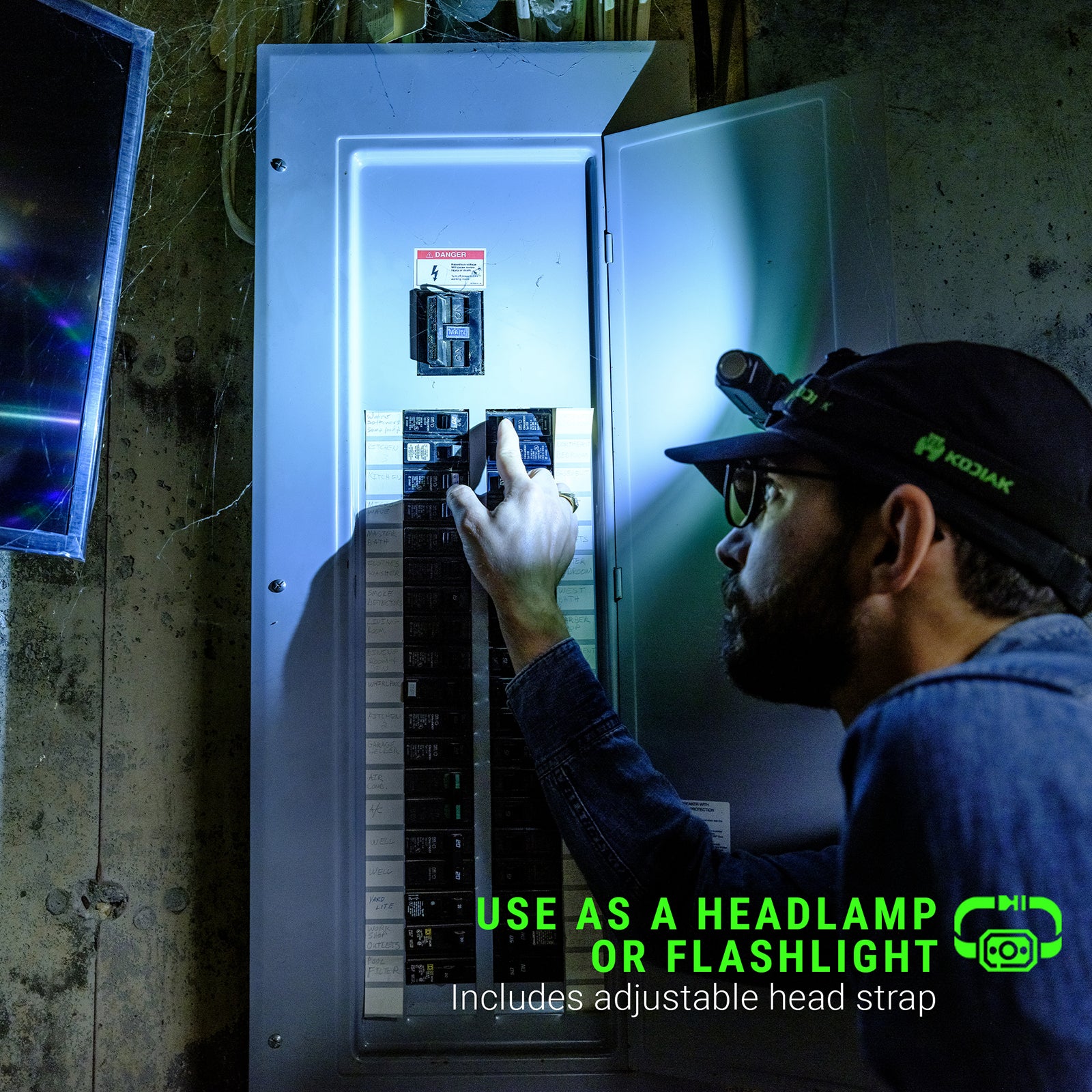 Kodiak® Konvert 1.5K RGW Headlamp - LitezAll