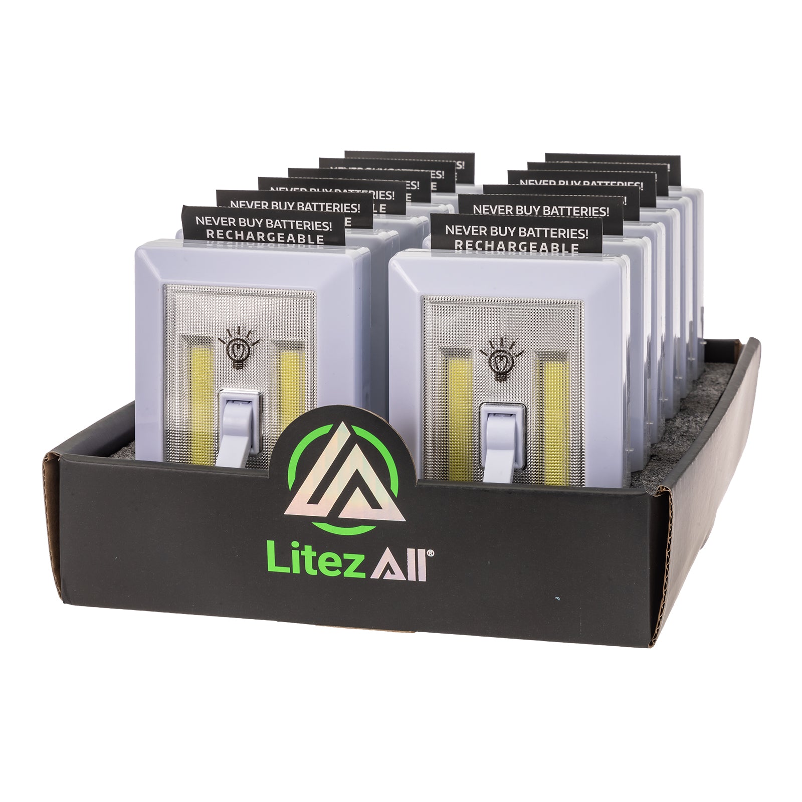 LitezAll® COB LED Rechargeable Cordless Light Switch - LitezAll - 26