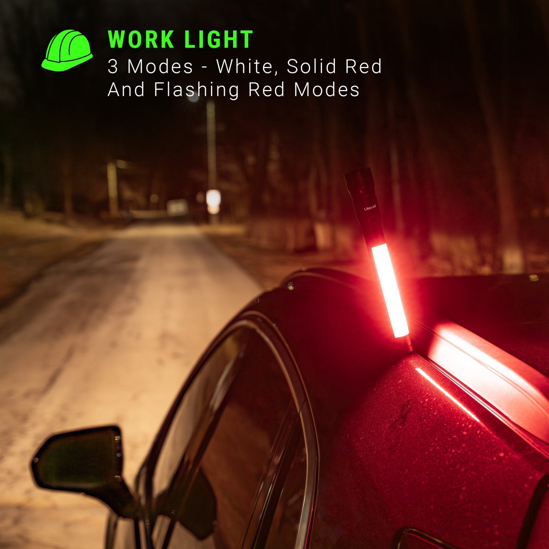 LitezAll® Icy Light Ice Scraper with Removable Utility Flashlight - LitezAll - Work Lights - 5