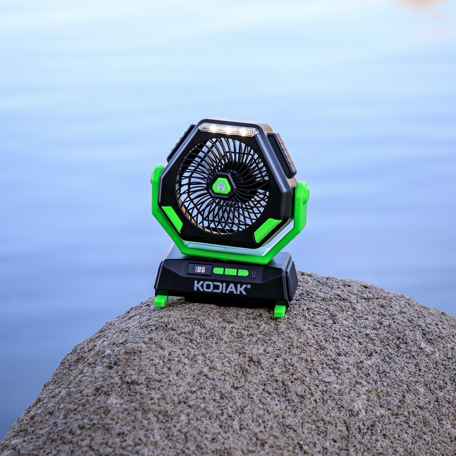Kodiak® Kona Oscillating Fan + Light - LitezAll - 12
