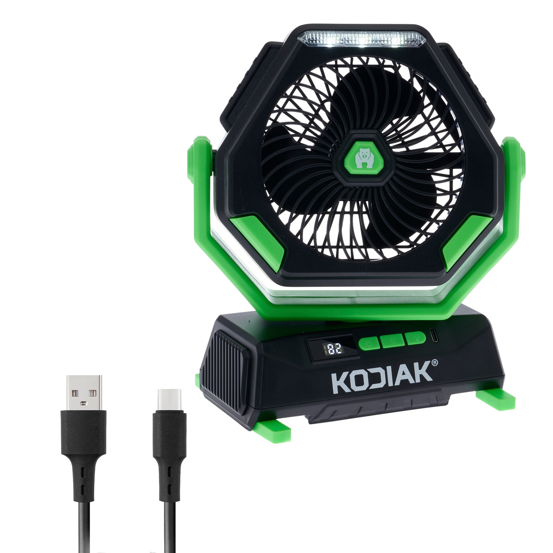 Kodiak® Kona Oscillating Fan + Light
