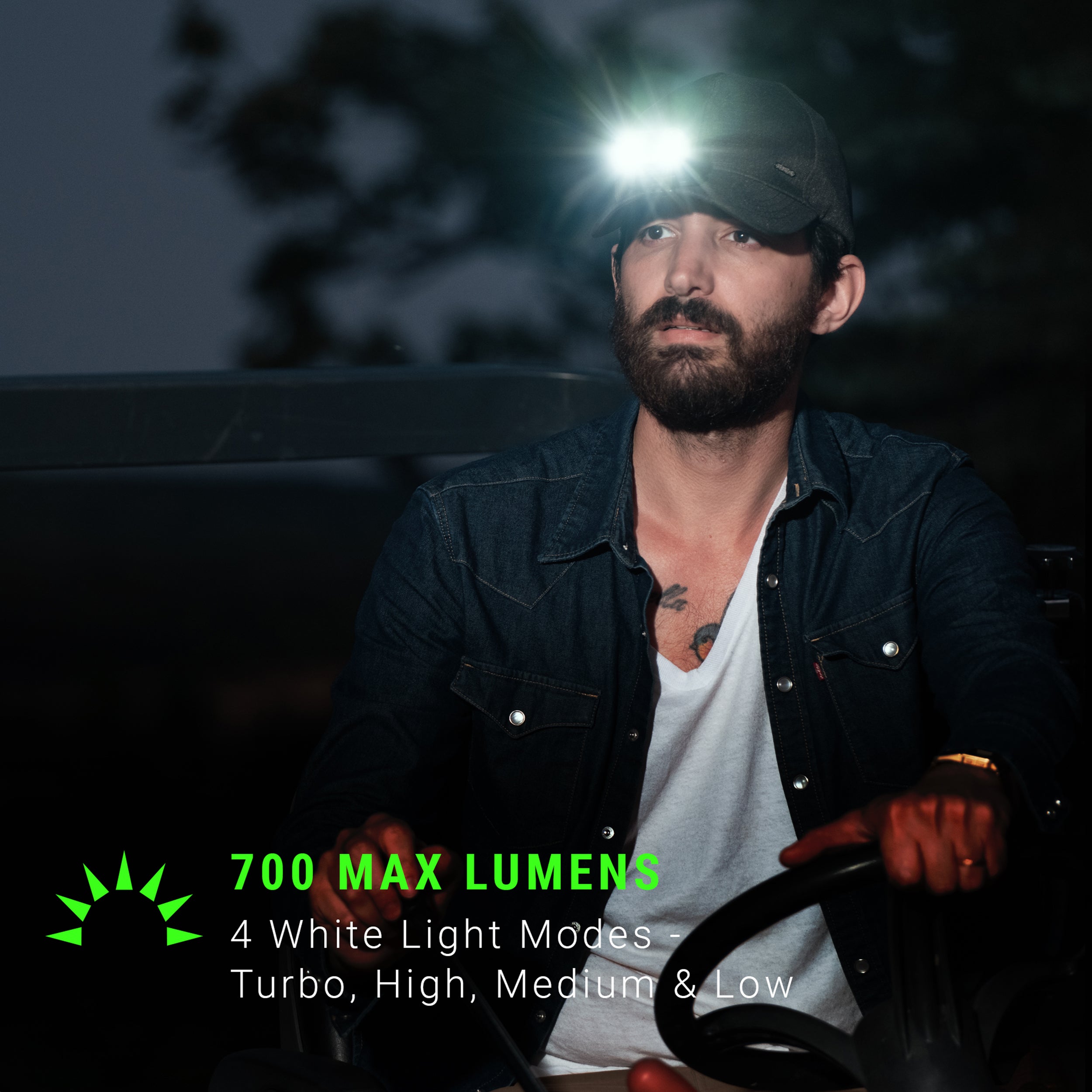 Kodiak® Kip 2.0 Rechargeable Six Mode LED headlamp