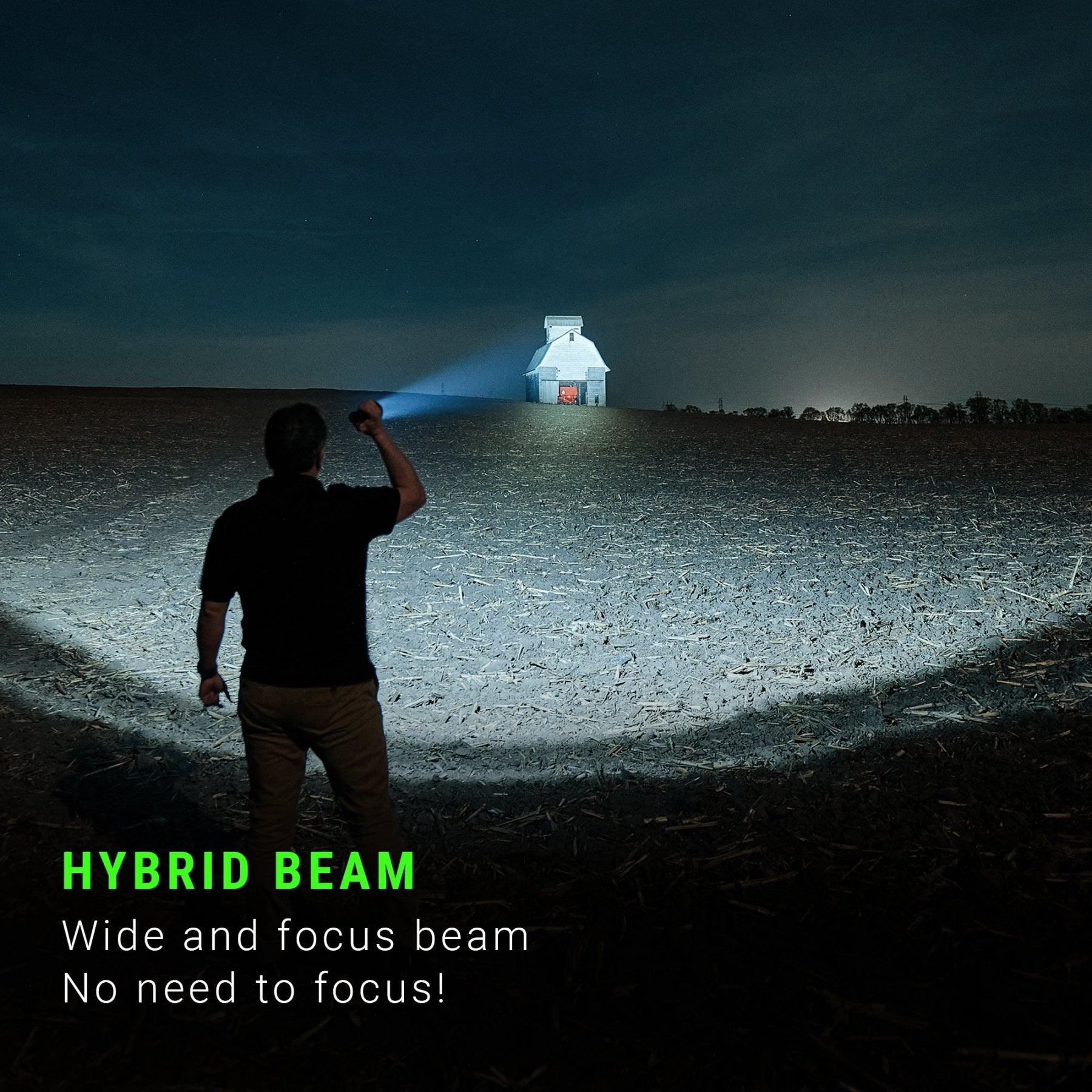 LitezAll® Rechargeable Ultralite® Hybrid Beam Flashlight - LitezAll - 6