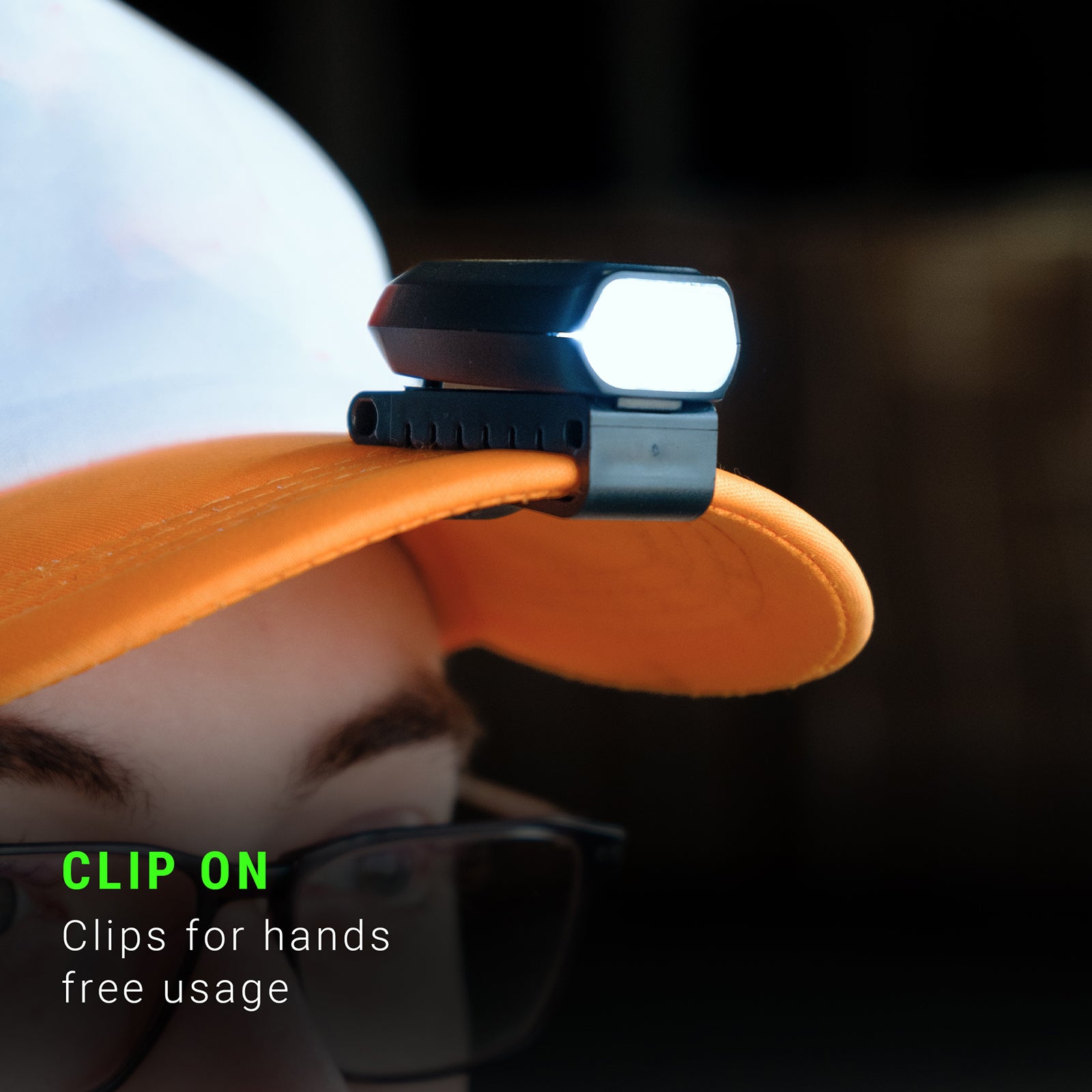 LitezAll® Rechargeable 60 Lumen Cap Light with Clip & Nano Suction Technology - LitezAll - 4