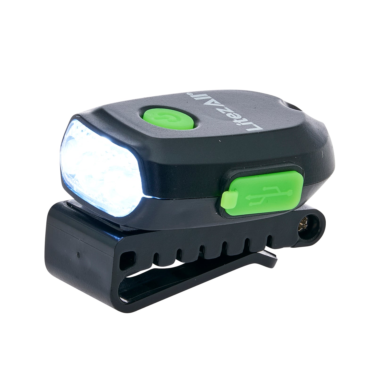 LitezAll® Rechargeable 60 Lumen Cap Light with Clip & Nano Suction Technology