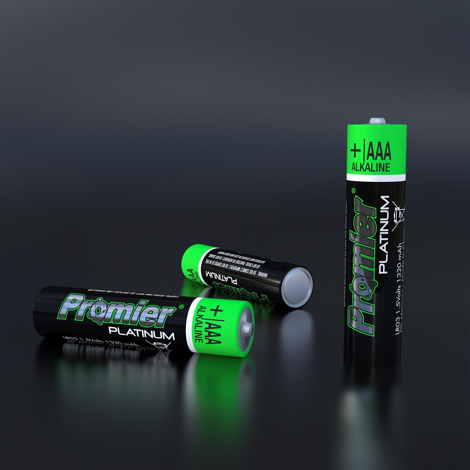 Promier® AAA Platinum Alkaline Battery 4 Pack - LitezAll - Alkaline Batteries - 9