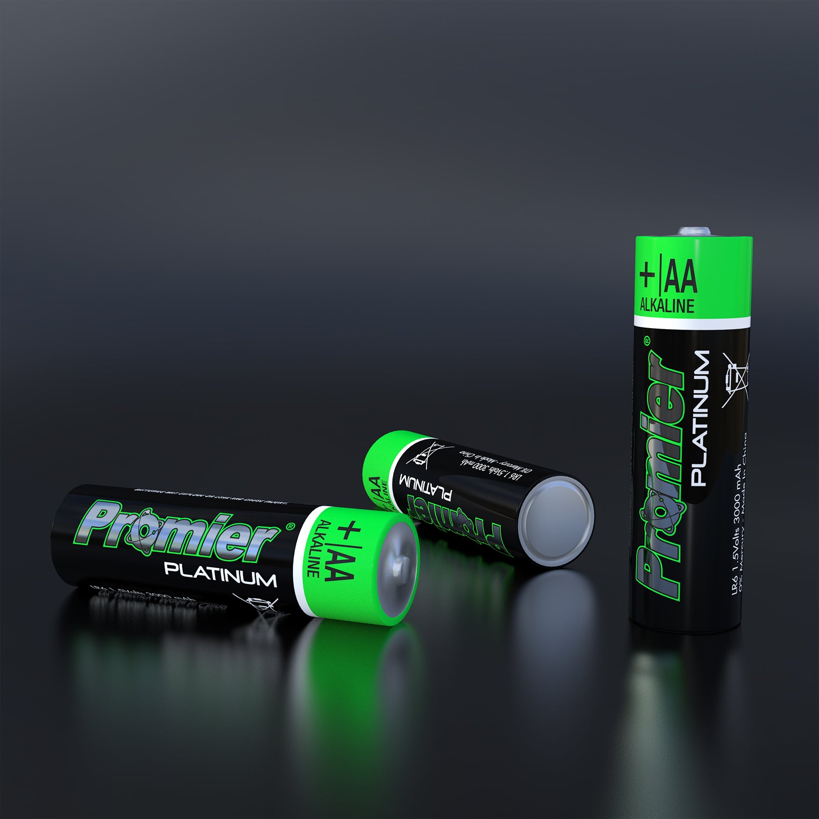 Promier® AA Platinum Alkaline Battery 20 Pack - LitezAll - Alkaline Batteries - 4