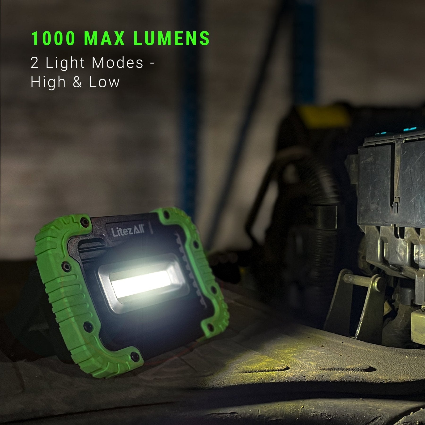 LitezAll 1000 Lumen Compact Kickstand Work Light - LitezAll