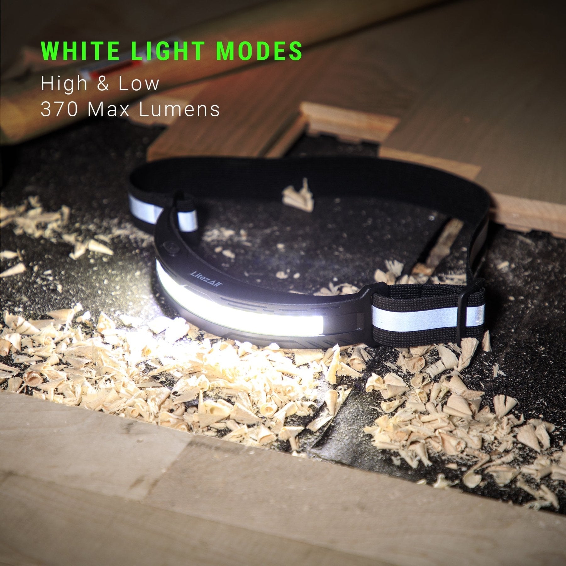 LitezAll Rechargeable Briteband® Headlamp - LitezAll