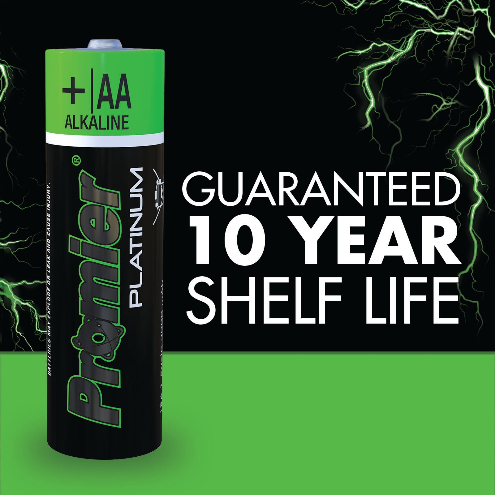 Promier® AA Platinum Alkaline Battery 24 Pack - LitezAll