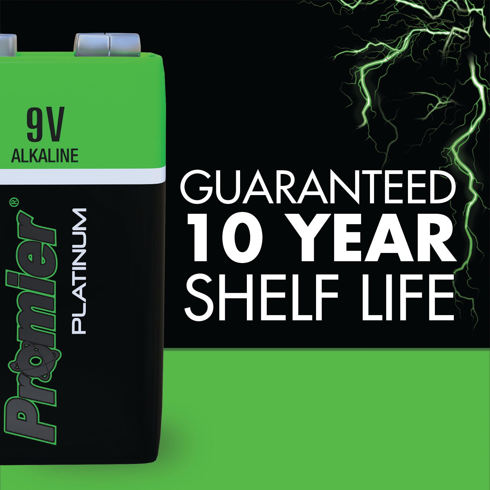 Promier Premium 9 Volt Alkaline Battery - LitezAll - Alkaline Batteries - 4