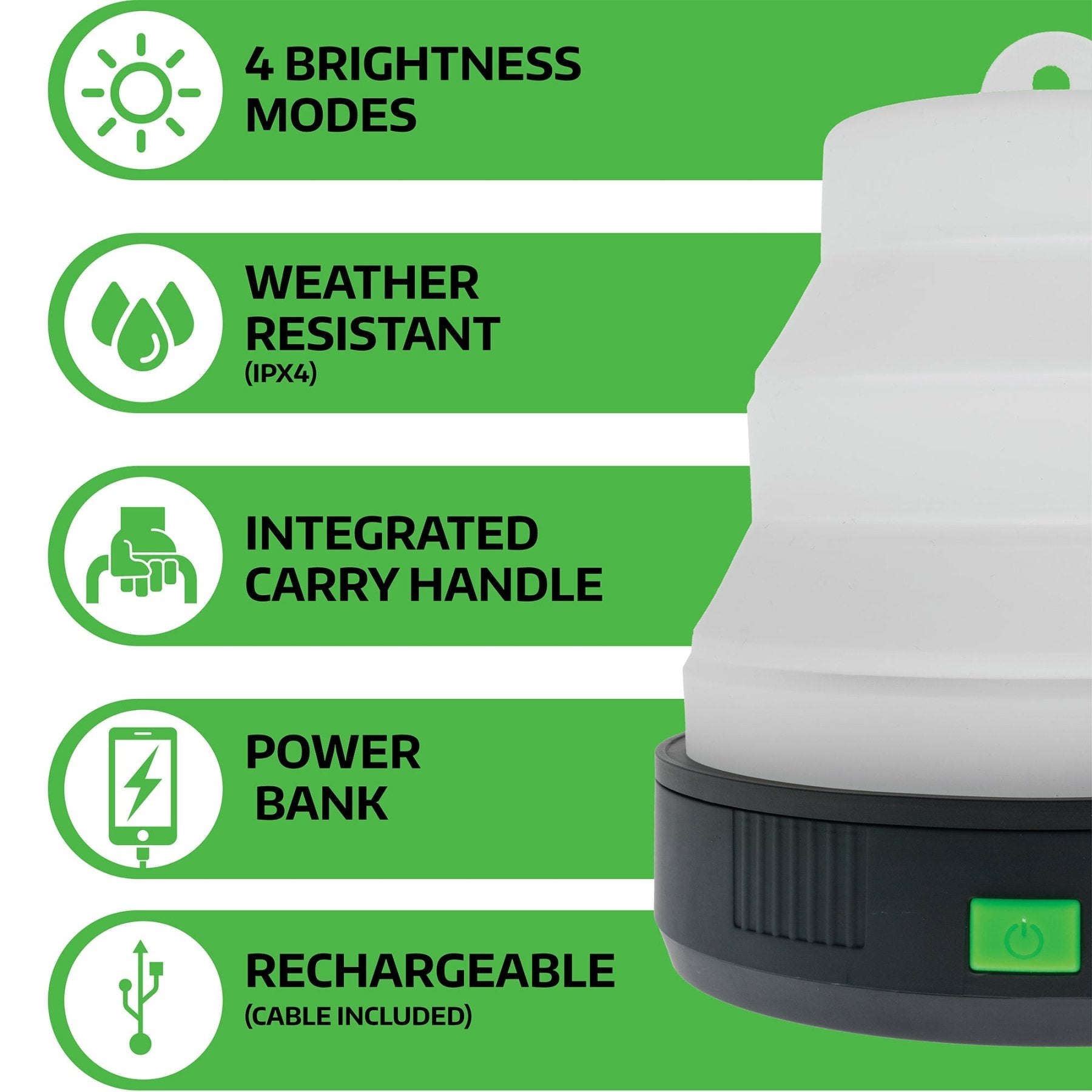 Kodiak® Kompress® Rechargeable Pop Up Lantern - LitezAll - Lanterns - 6