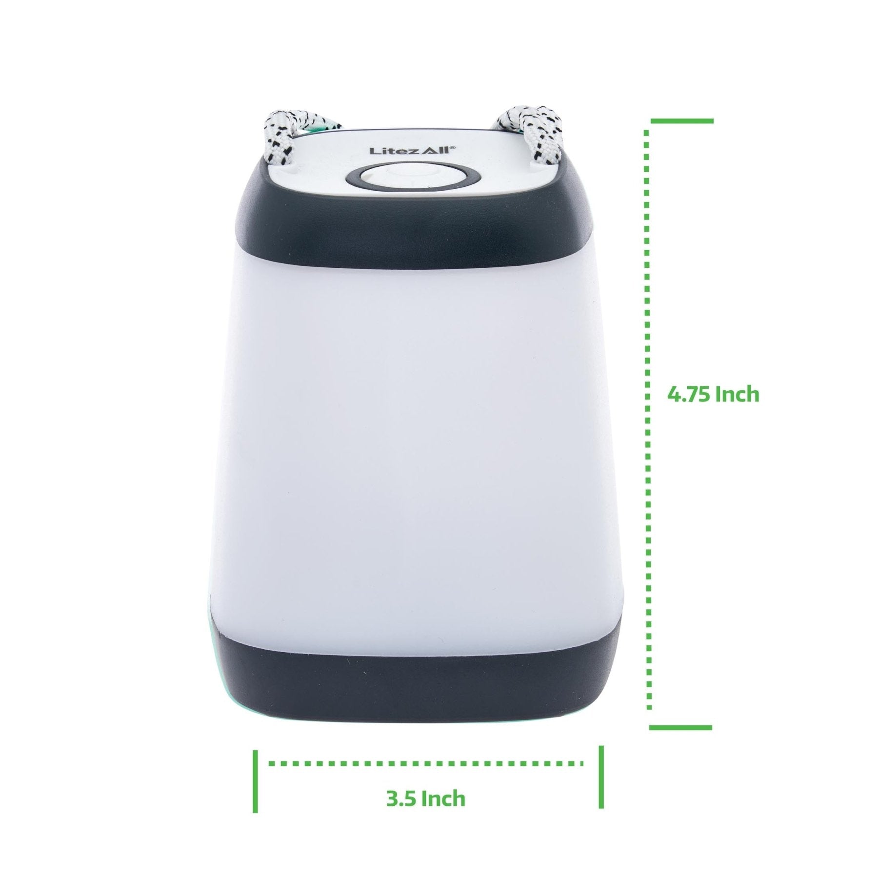 LitezAll Square Mini Lantern with Rope handle - LitezAll