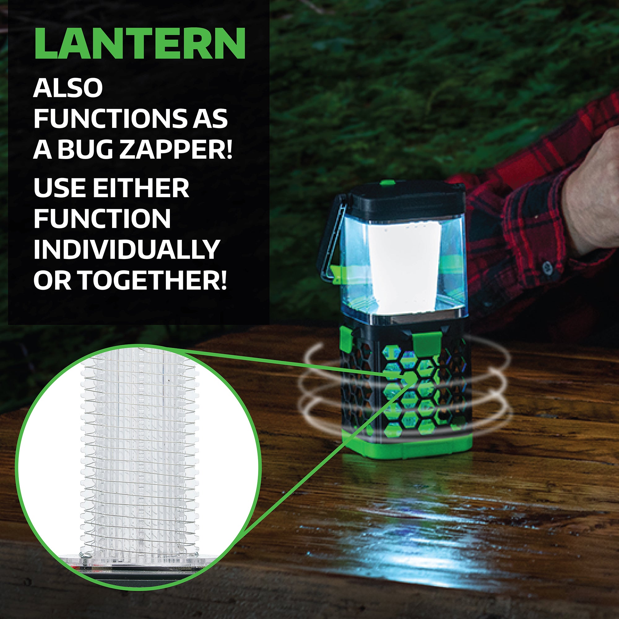 LitezAll® Rechargeable Bug Zapper Lantern