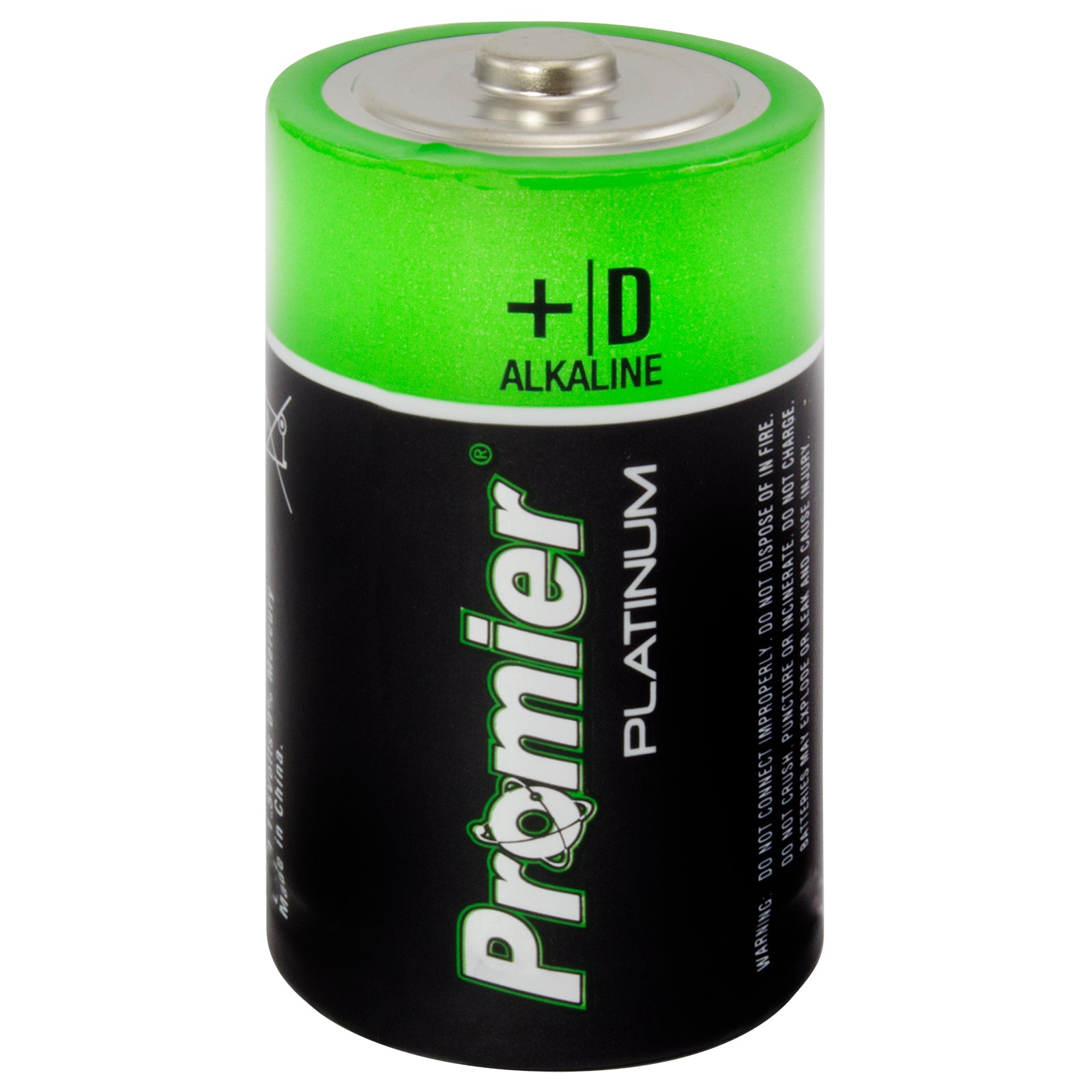 Promier® D Alkaline Battery 2 Pack