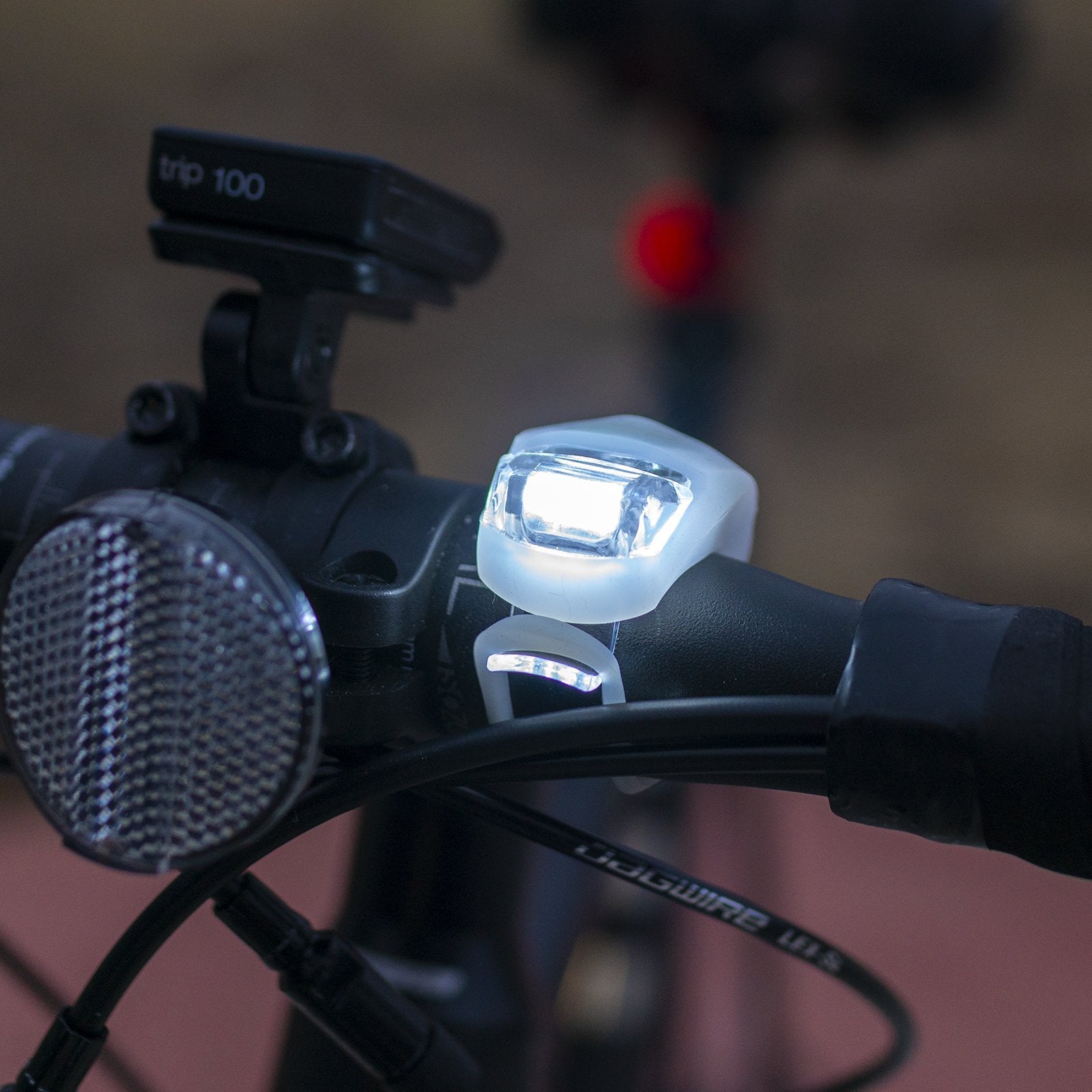 LitezAll LED Silicone Bike Safety Lights Headlight and Tail Light - LitezAll - Novelties - 2