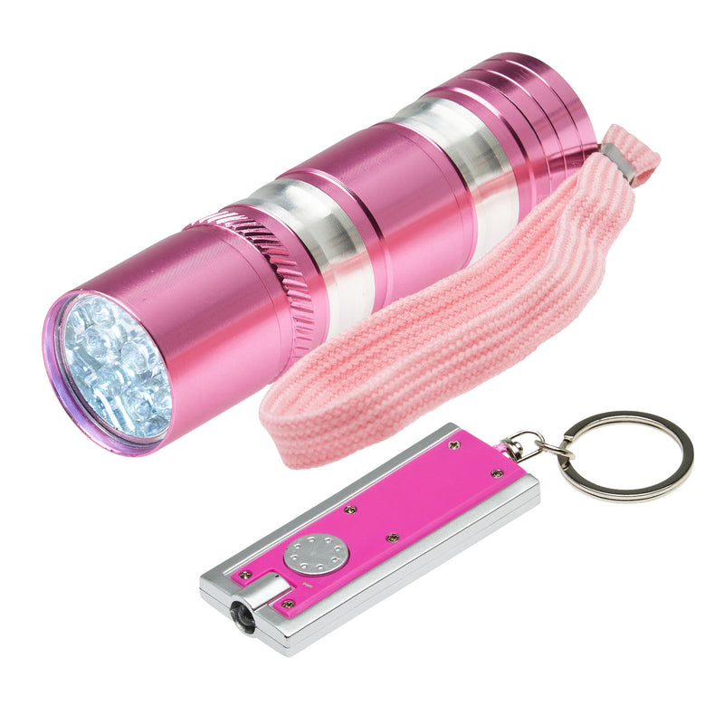 LitezAll Breast Cancer Awareness Pink Flashlight Keychain Combo - LitezAll - Keychain Lights - 1