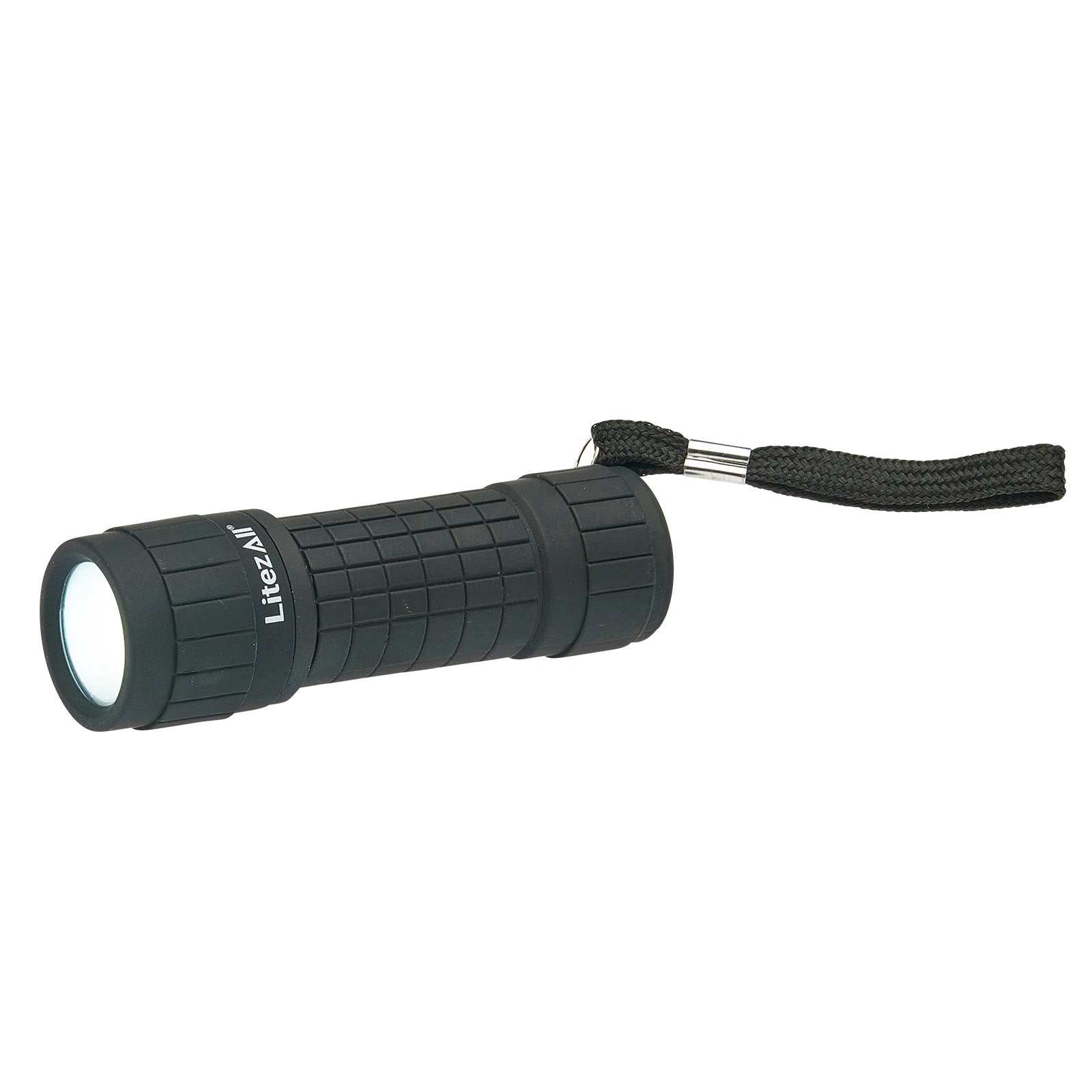 LitezAll Rubber Coated Pocket Flashlight 2 Pack - LitezAll