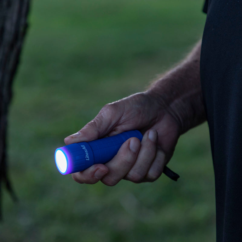 LitezAll 100 Lumen All Weather Rubber Coated Pocket Flashlight