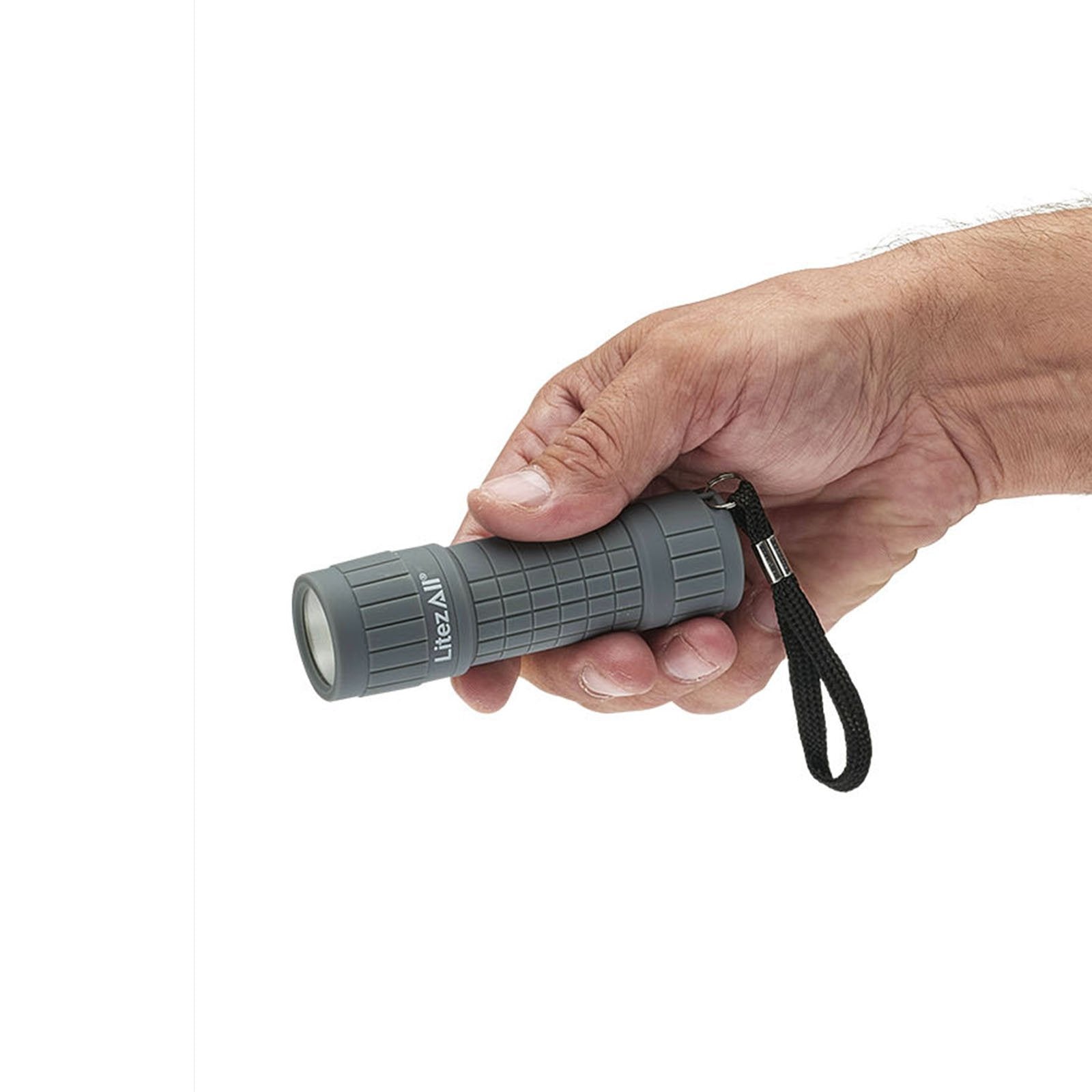 LitezAll 100 Lumen All Weather Rubber Coated Pocket Flashlight LitezAll 100 Lumen All Weather Rubber Coated Pocket Flashlight
