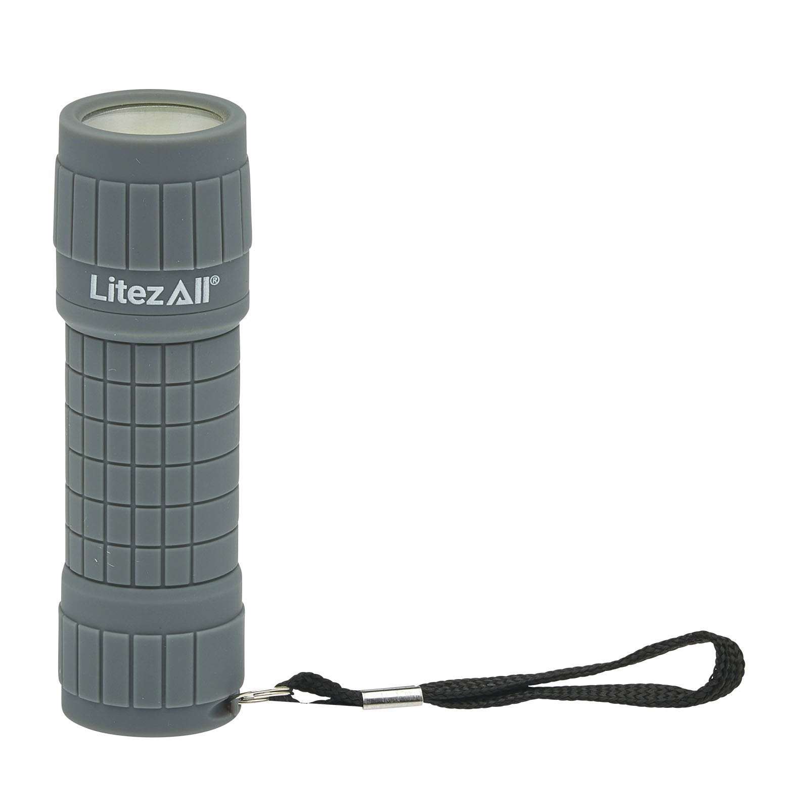 LitezAll 100 Lumen All Weather Rubber Coated Pocket Flashlight
