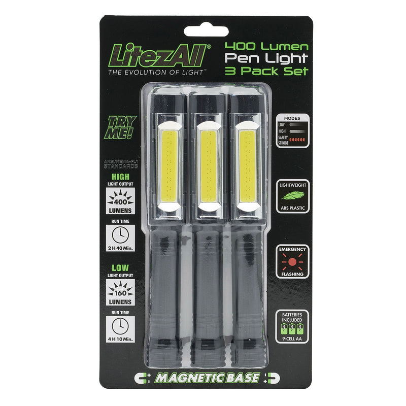 LitezAll Jumbo Pen Light 3 Pack - LitezAll - Pen Lights - 3