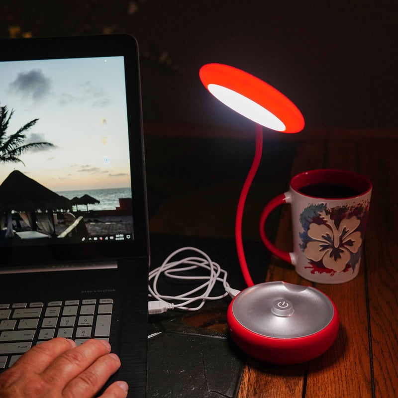 LitezAll Black and Red LED Desk Lamp - LitezAll - Novelties - 6