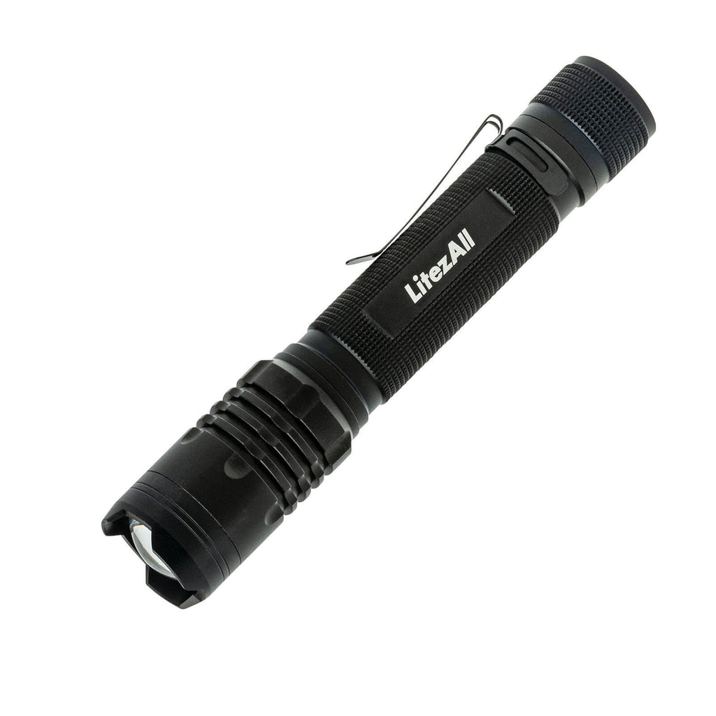 LitezAll 1000 Lumen Rechargeable Tactical Flashlight - LitezAll