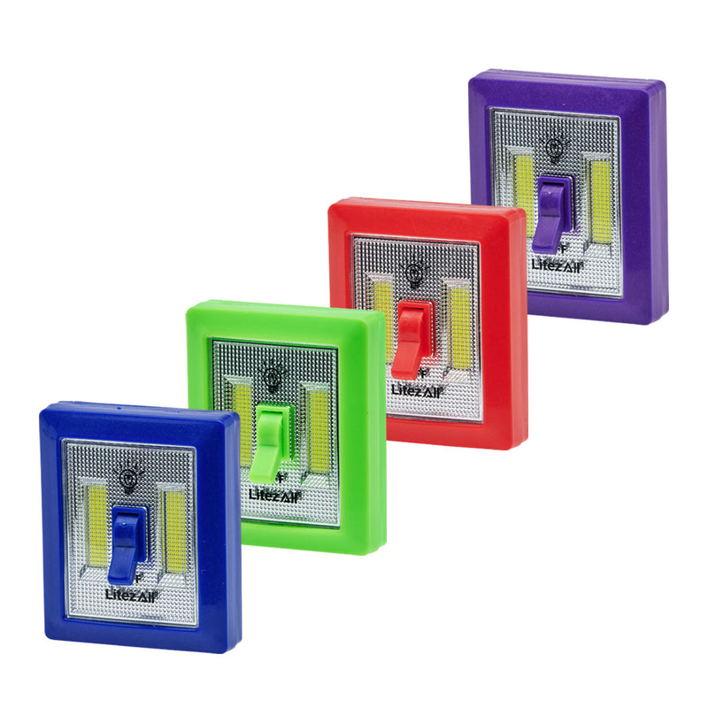 LitezAll Colored Mini Light Switch 4 Pack - LitezAll - Wireless Lighting Solutions - 1