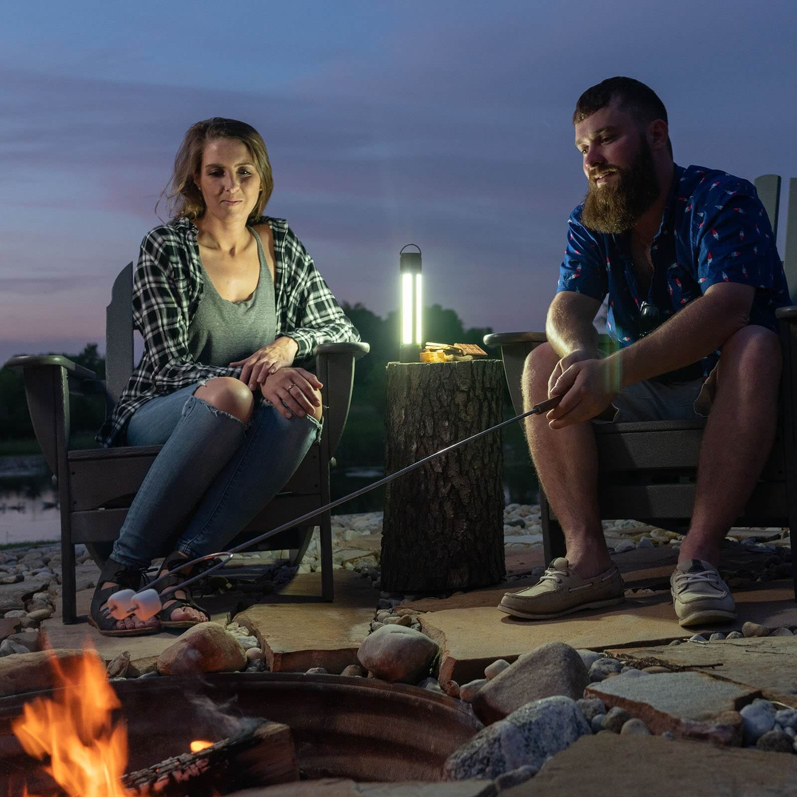 Kodiak® Rechargeable Kuadrant® 2000 Lumen COB LED Lantern - LitezAll