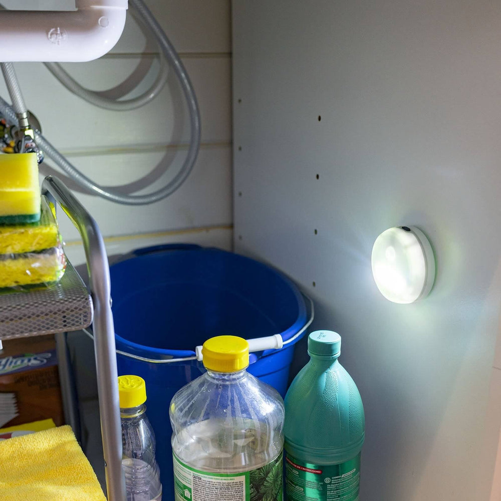 LitezAll Motion Activated Puck Lights 2 Pack LitezAll