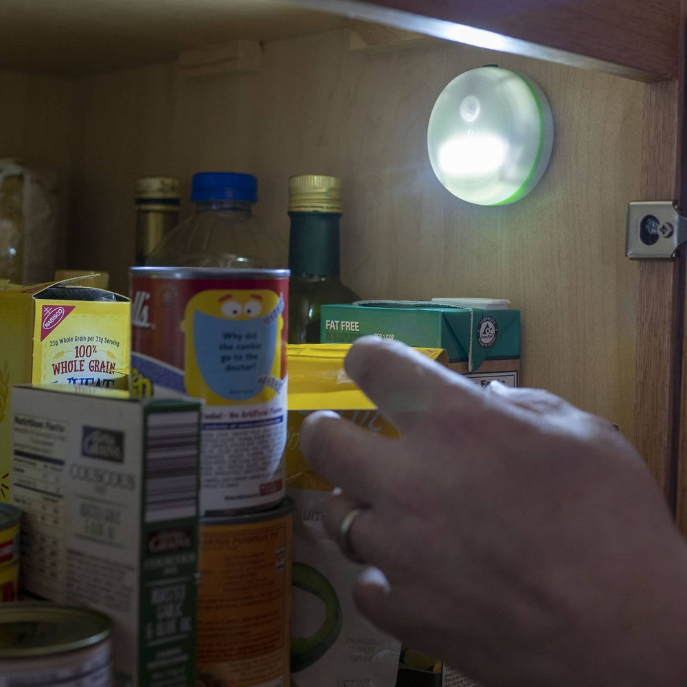 LitezAll Motion Activated Puck Lights 2 Pack LitezAll