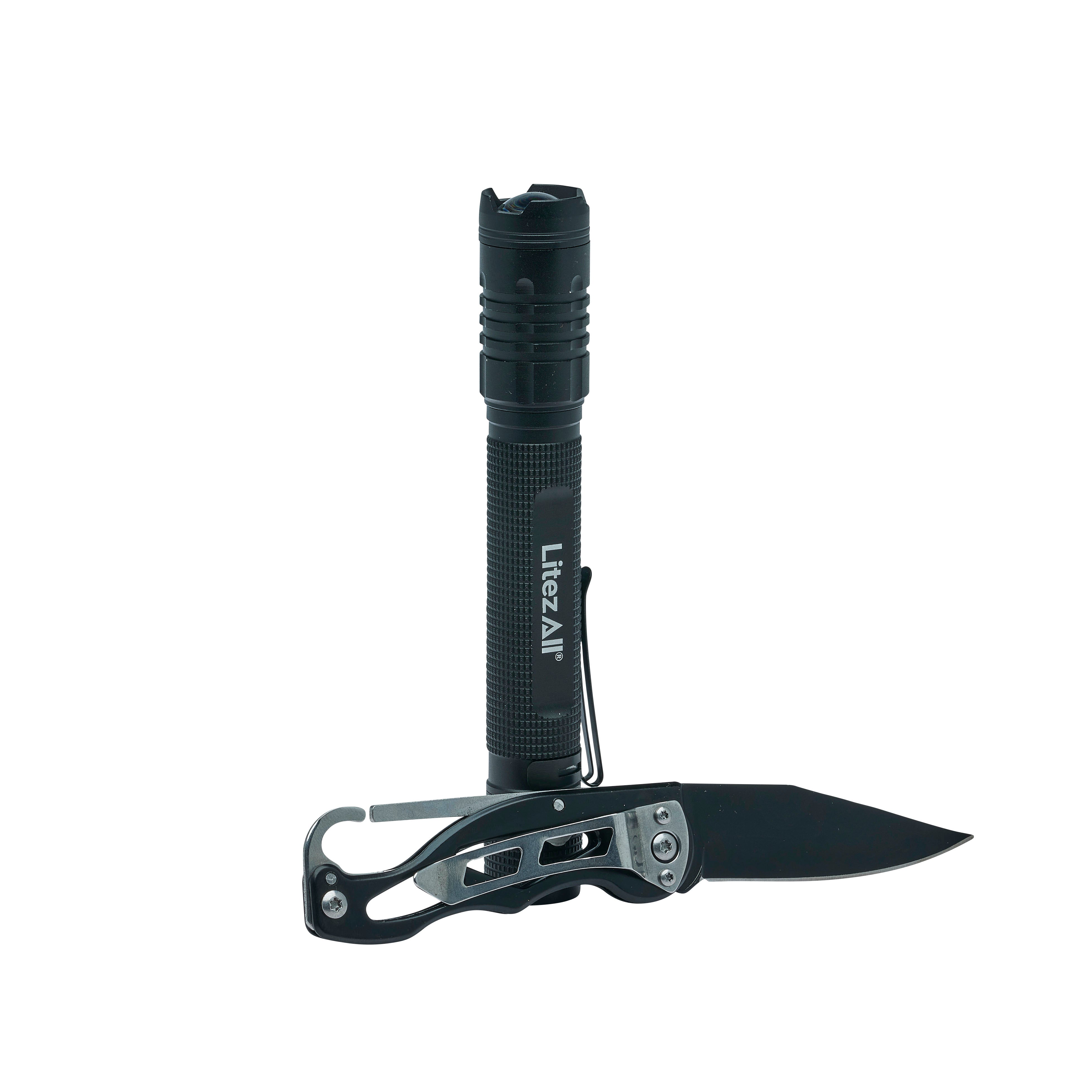 LitezAll 280 Lumen Tactical Flashlight and Pocket Knife Combo - LitezAll - Combo - 25