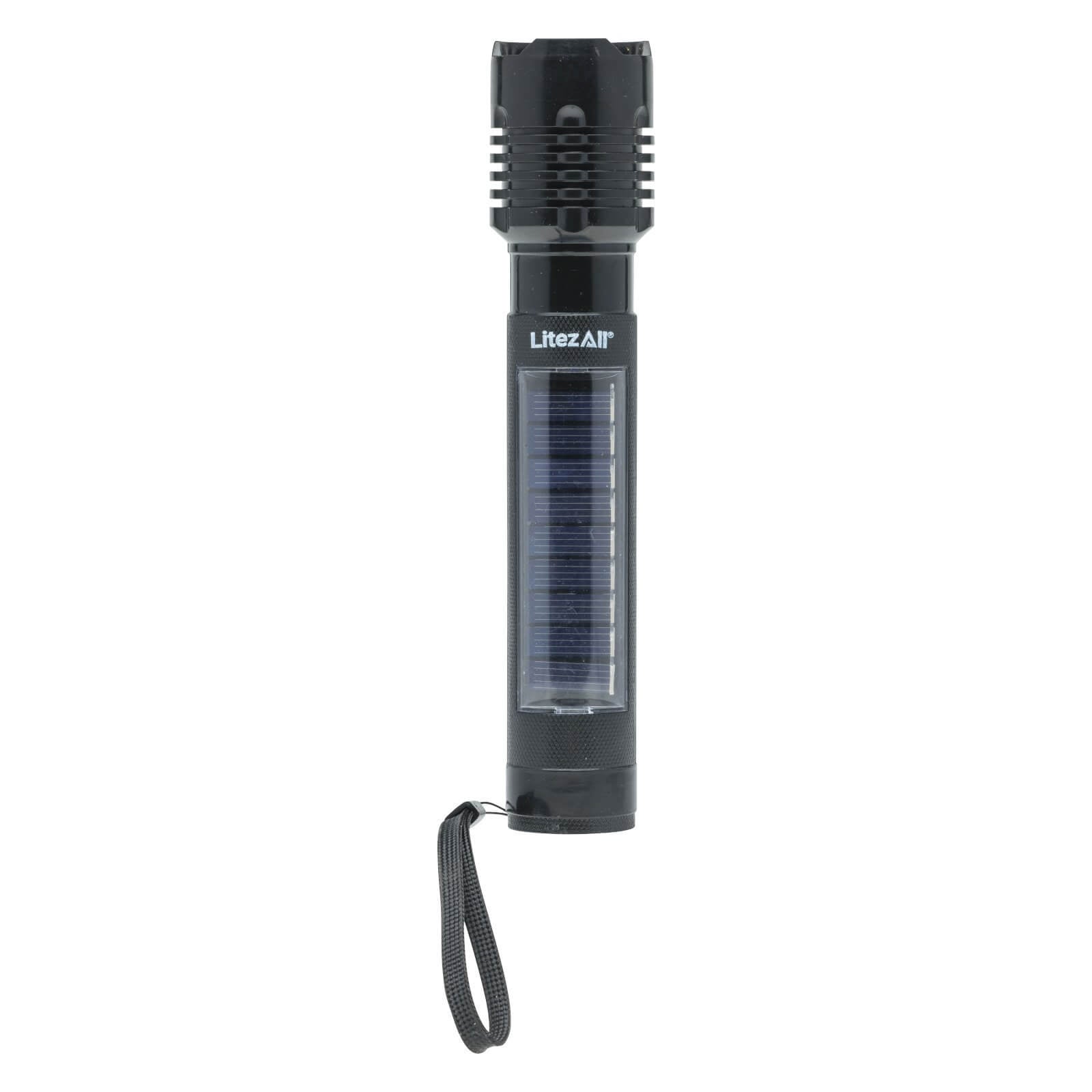 LitezAll Bask Solar Powered Flashlight - LitezAll