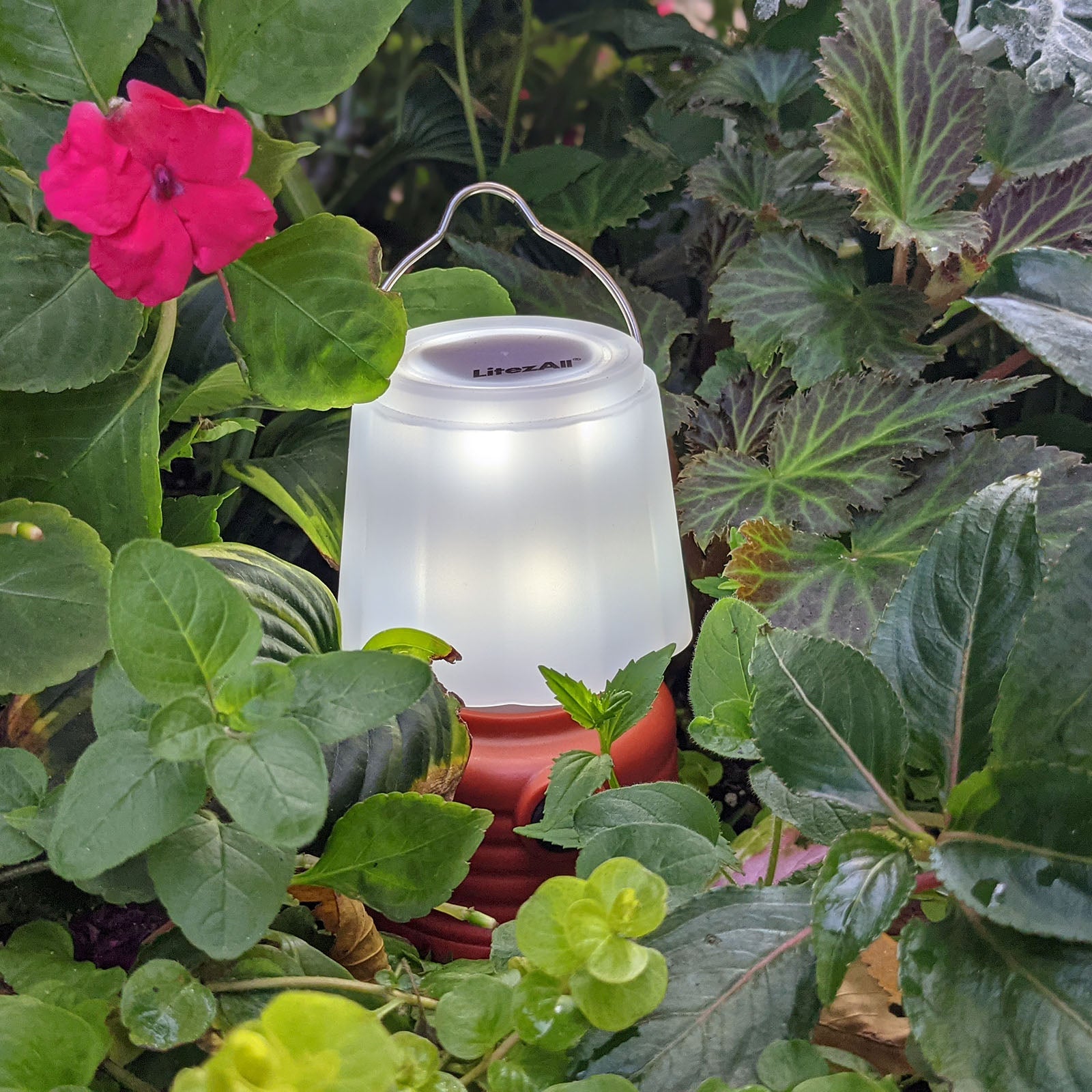 LitezAll Mini Lantern with White or Simulated Flame - LitezAll