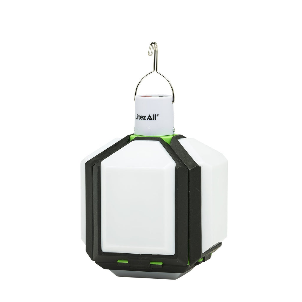 LitezAll Rechargeable Lantern with Fold-Out Panels