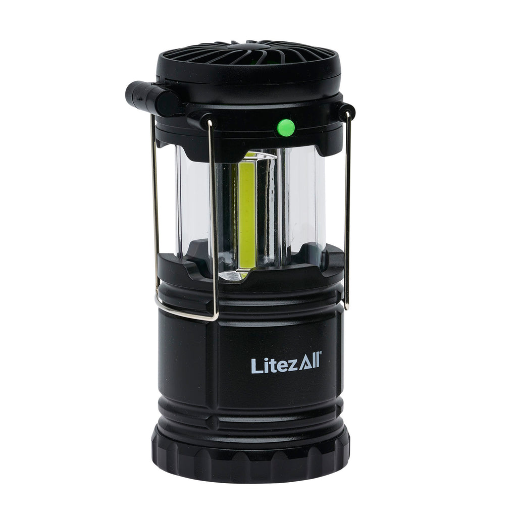 LitezAll Pull Up Lantern with Built-In Fan