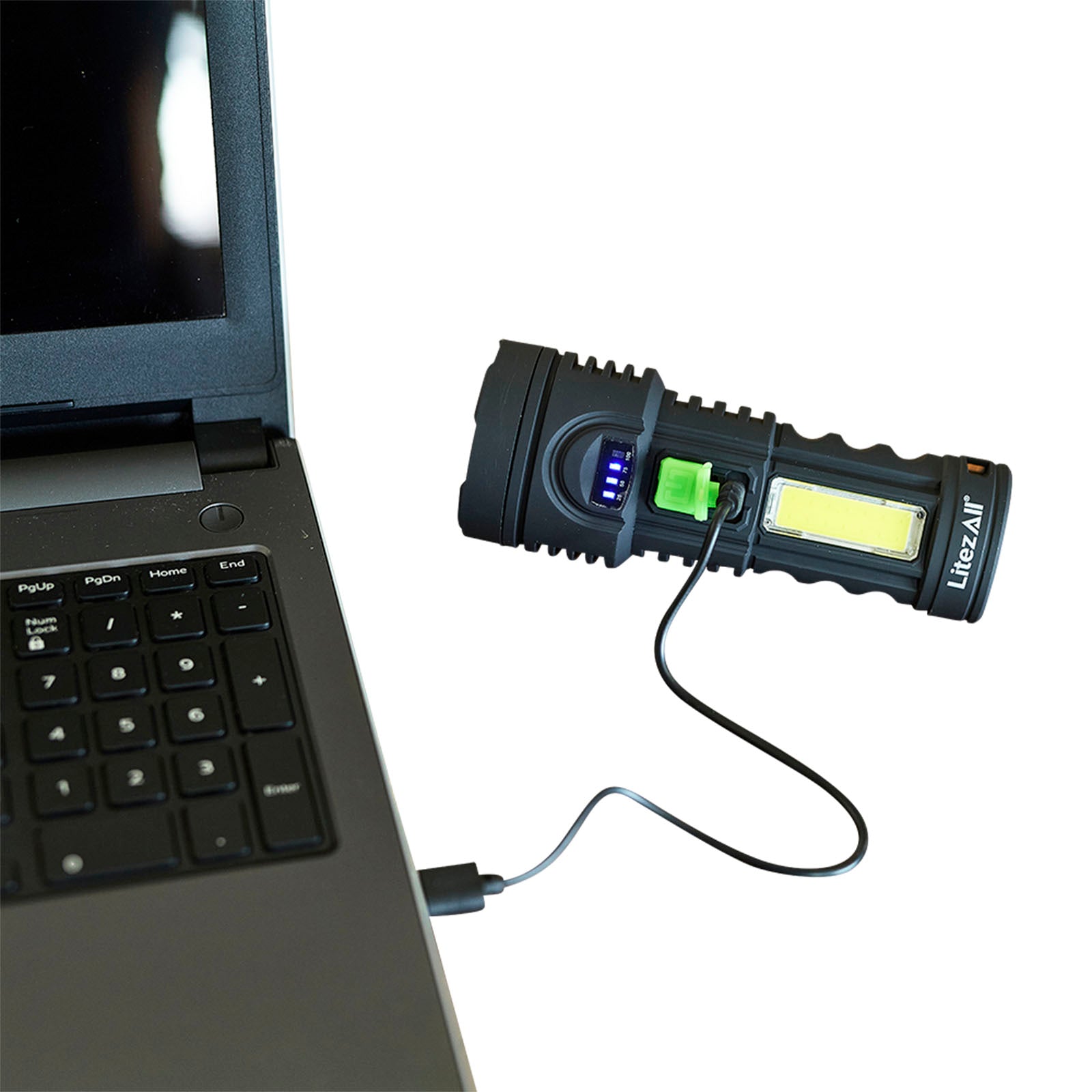 LitezAll Rechargeable Ultac OG Soft Touch Flashlight - LitezAll