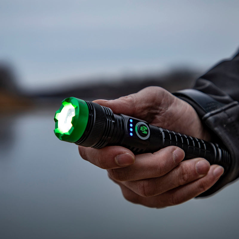 Kodiak 2000 Lumen Rechargeable Tactical Flashlight with Magnetic Charging