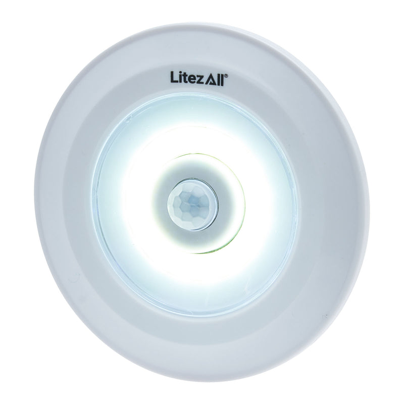 LitezAll Motion Activated Puck Light Battery Powered