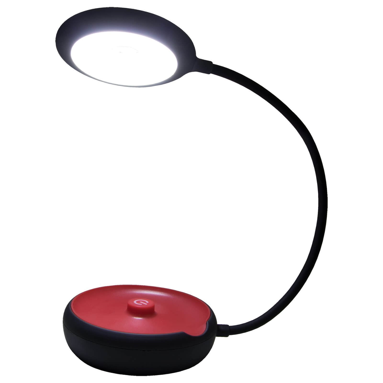 LitezAll Black and Red LED Desk Lamp - LitezAll - Novelties - 1